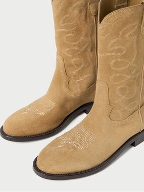 Loeffler Randall Jett Sand Suede Calf Boot
